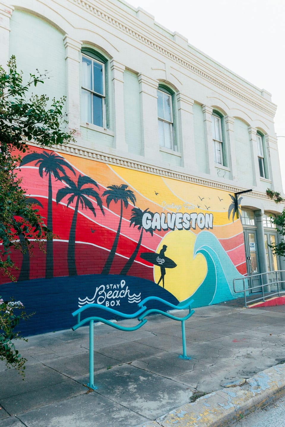 Soak up the Galveston vibes before you even walk in!