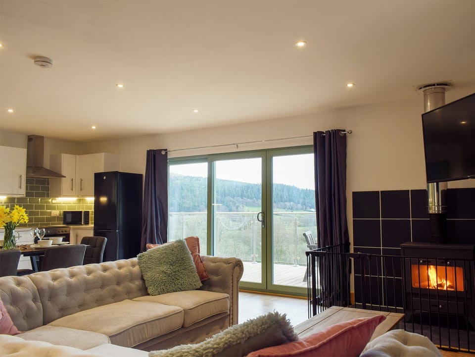 Living area | Red Kite Lodge - Acre Luxury Lodges, Stanner, near Kington
