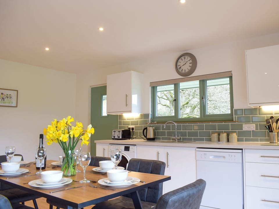 Open plan living space | Red Kite Lodge - Acre Luxury Lodges, Stanner, near Kington