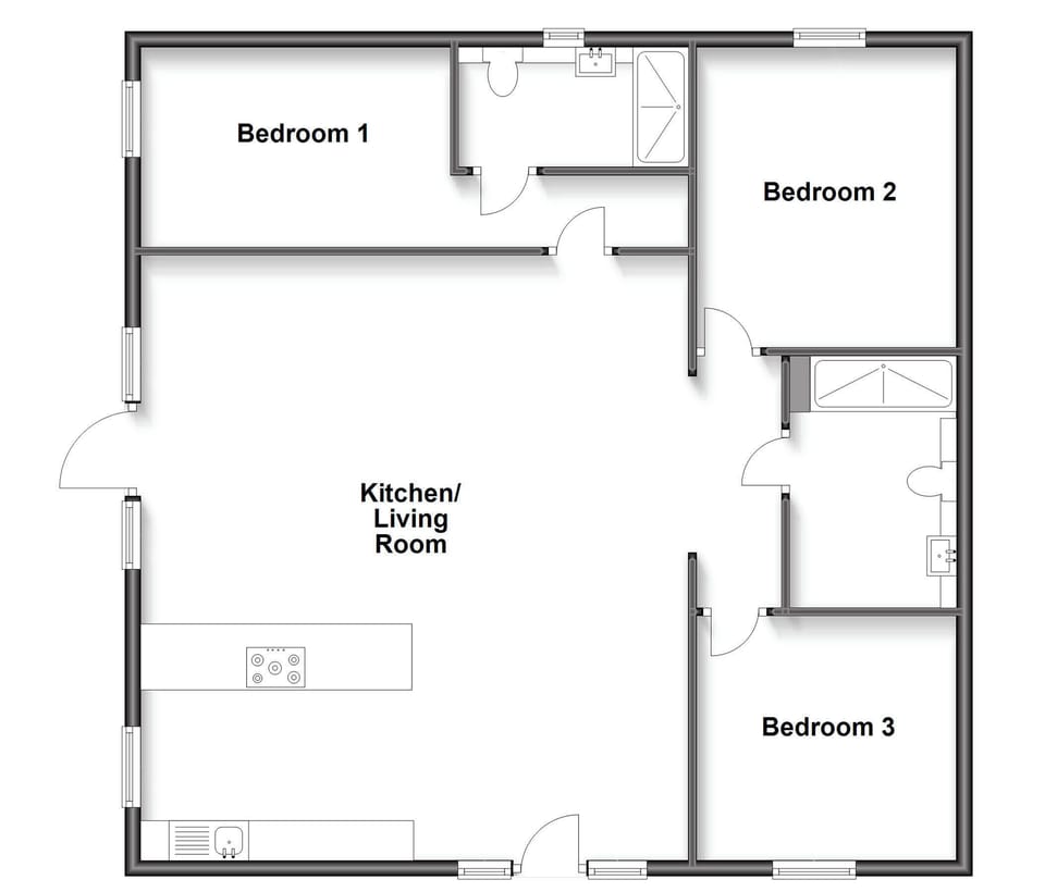 Floor plan | Madeline Angevine - Rossiter&rsquo;s Vineyard Barn, Wellow, near Yarmouth