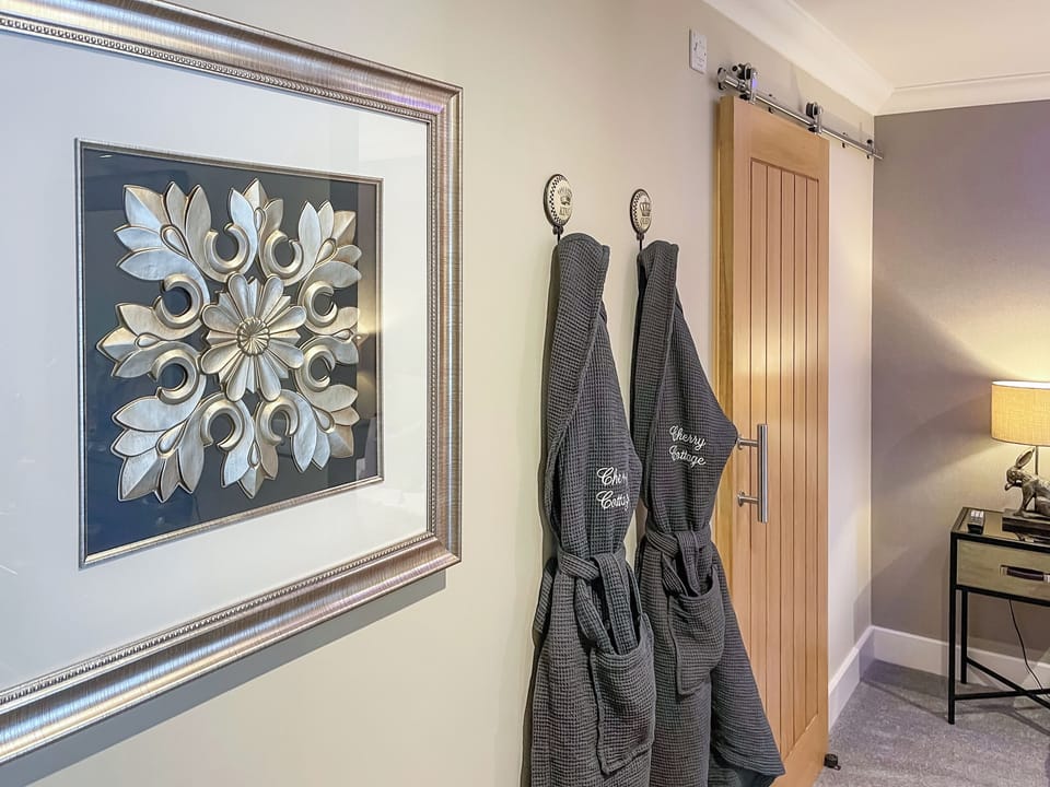 waffle robes for each guest | Cherry Cottage, Little Salkeld, near Penrith