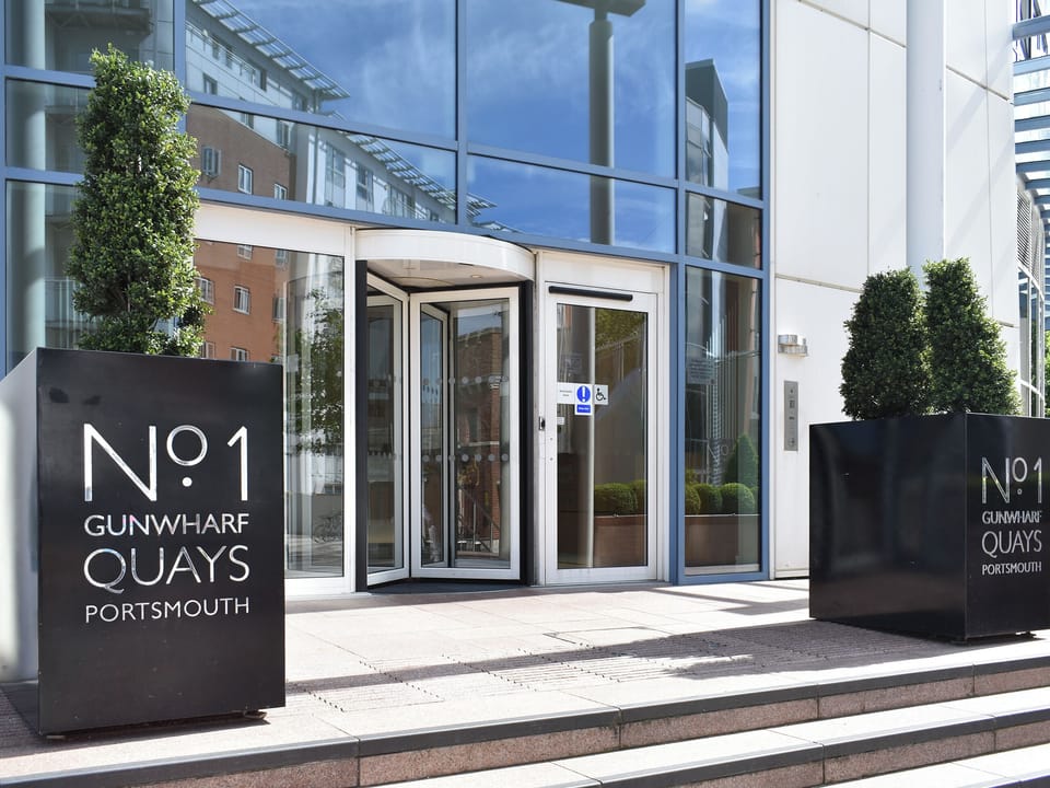 Inviting main entrance | Gunwharf Quays Apartments - No.1 The Two Bedroom Balcony View &rsquo;A&rsquo; - Gunwharf Quays Apartments , Gunwharf Quays, near Portsmouth