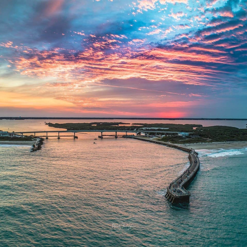 Sebastian Inlet Pier few minutes drive from house