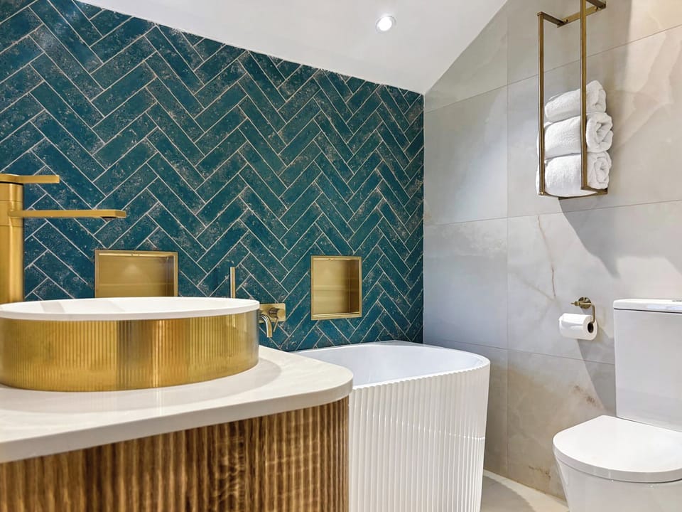 Bathroom | Haworth View - Sykes Cottages, Oakworth, Near Haworth