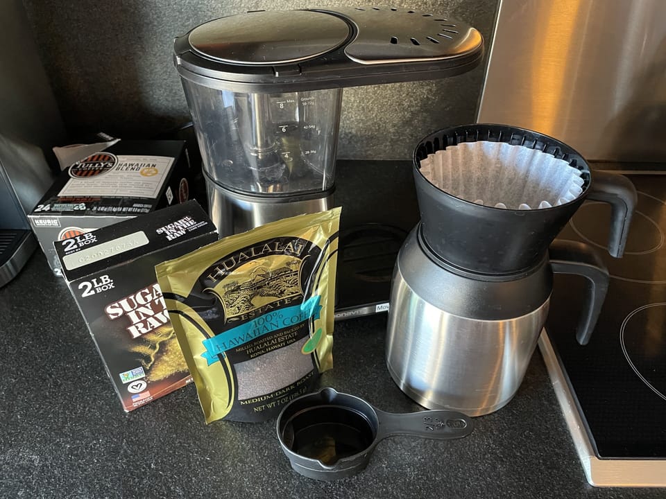 The Bonavita pre-infuses the grounds like a pour over setup without the hassle.