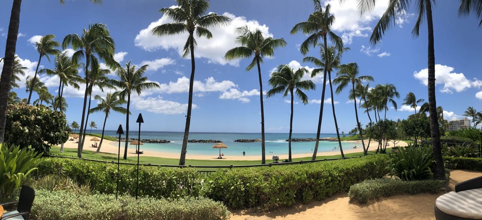 Your beachfront location is the perfect spot in paradise!