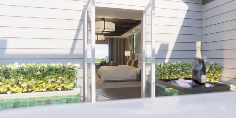 Creoch Family Suite | Desk, laptop workspace, blackout drapes, iron/ironing board