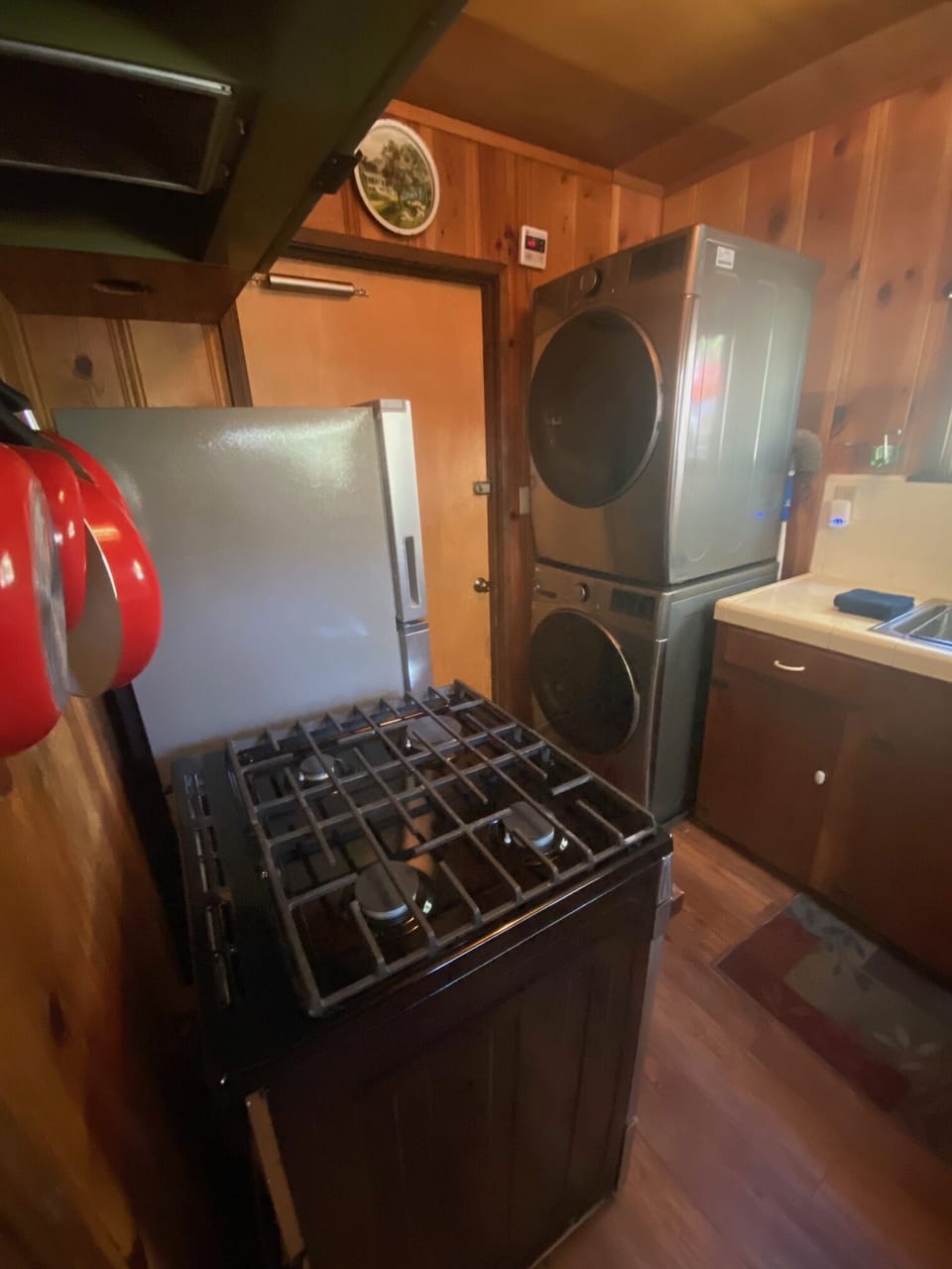 Washer/dryer in kitchen