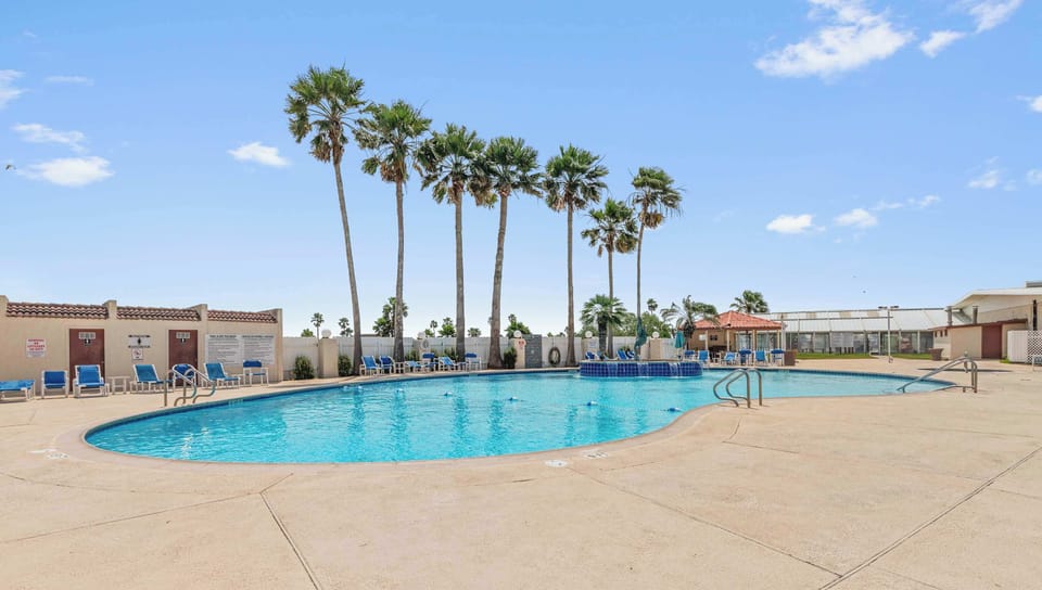 Cool off in the resort outdoor pool