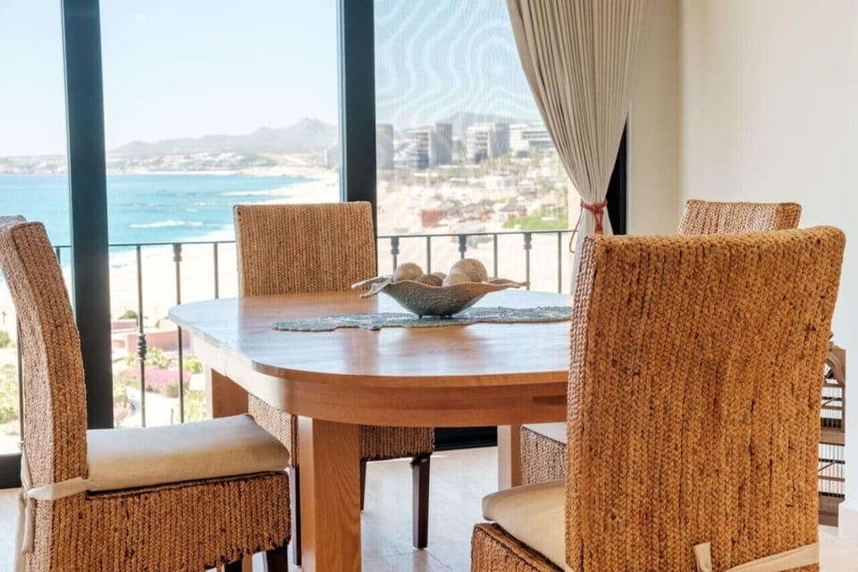 Dining table with view