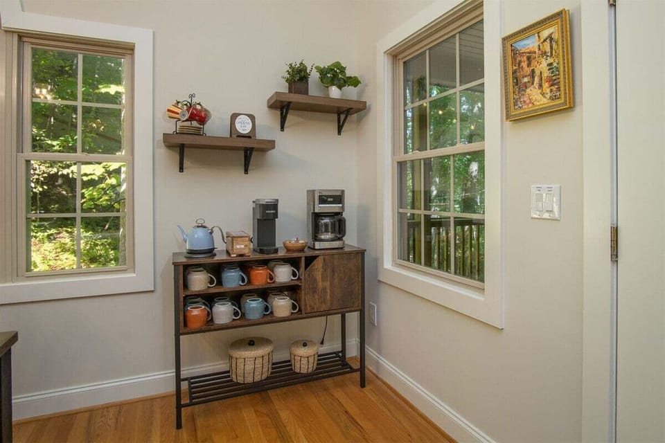 Coffee Station with Keurig and Standard Coffee Maker