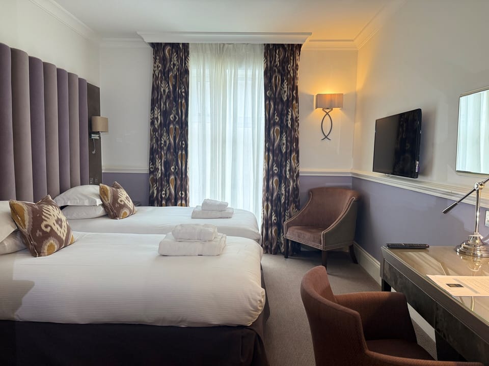 Deluxe Twin Room | Egyptian cotton sheets, in-room safe, individually decorated, desk