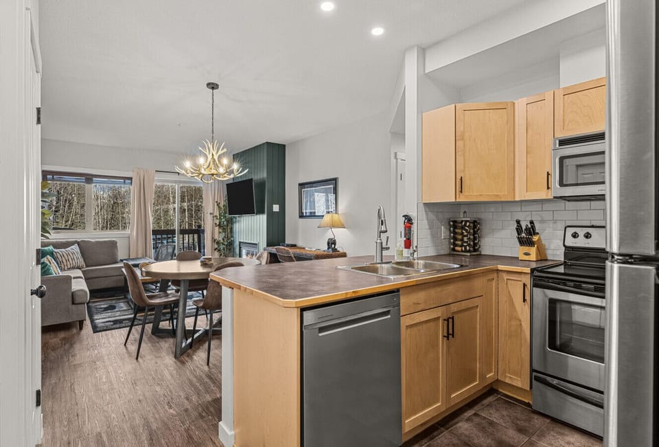 Spacious open-plan layout