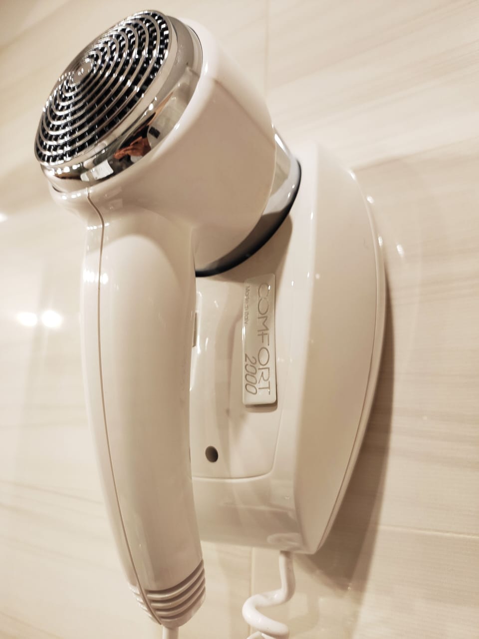 Shower, rainfall showerhead, hair dryer, bidet