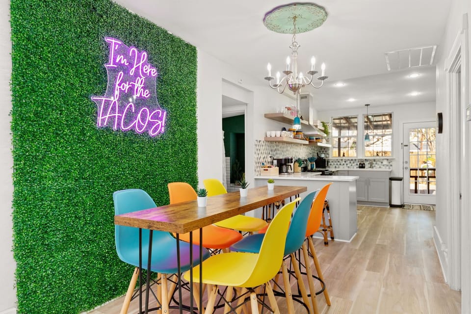 The dining space is lively and vibrant, creating the perfect social media moment for visitors to capture and share!