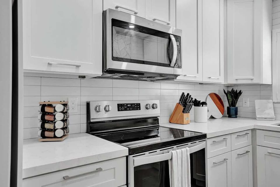 Spices and cooking utensils provided so you can cook your favorite meal 
