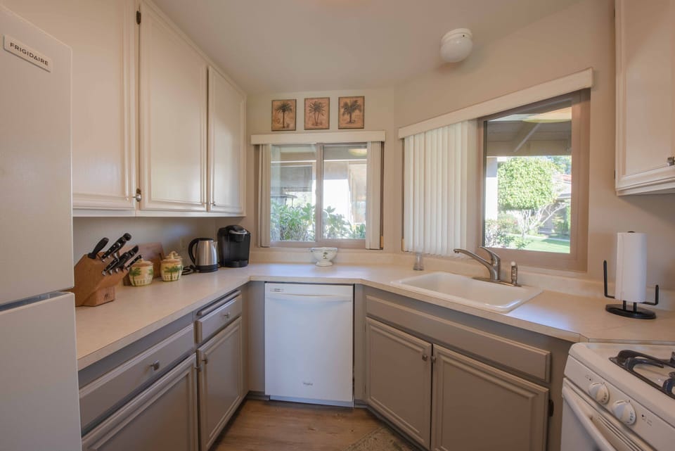 Natural light in kitchen