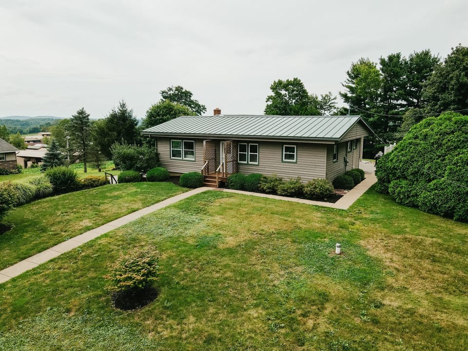 Front of home.