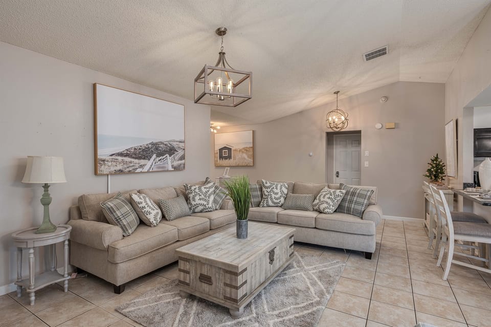 Family Room, 65 inch TV, 2 couches