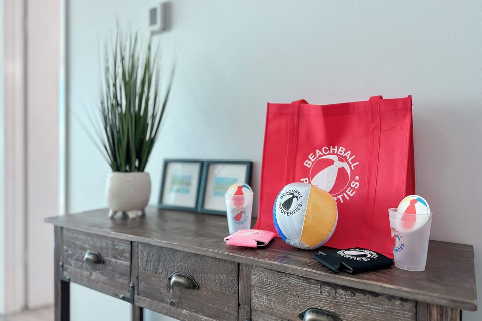 Beachball swag bag!