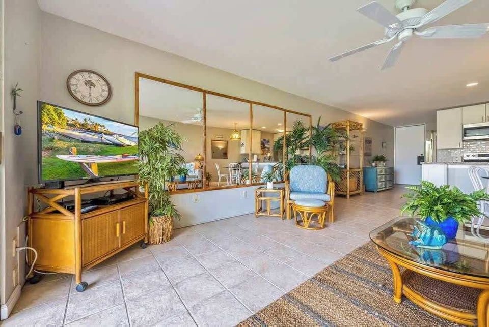 Open floor plan living