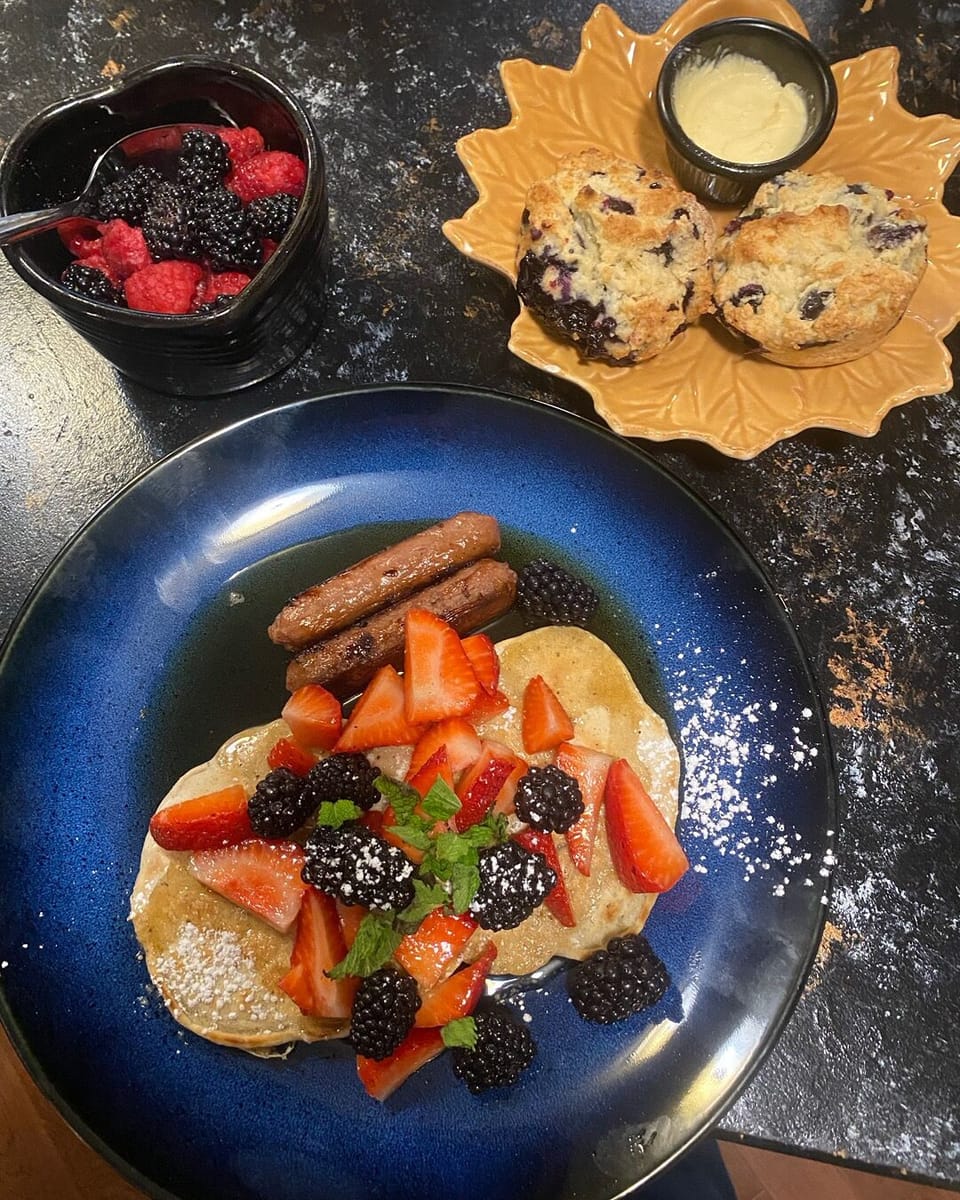 Free daily full breakfast