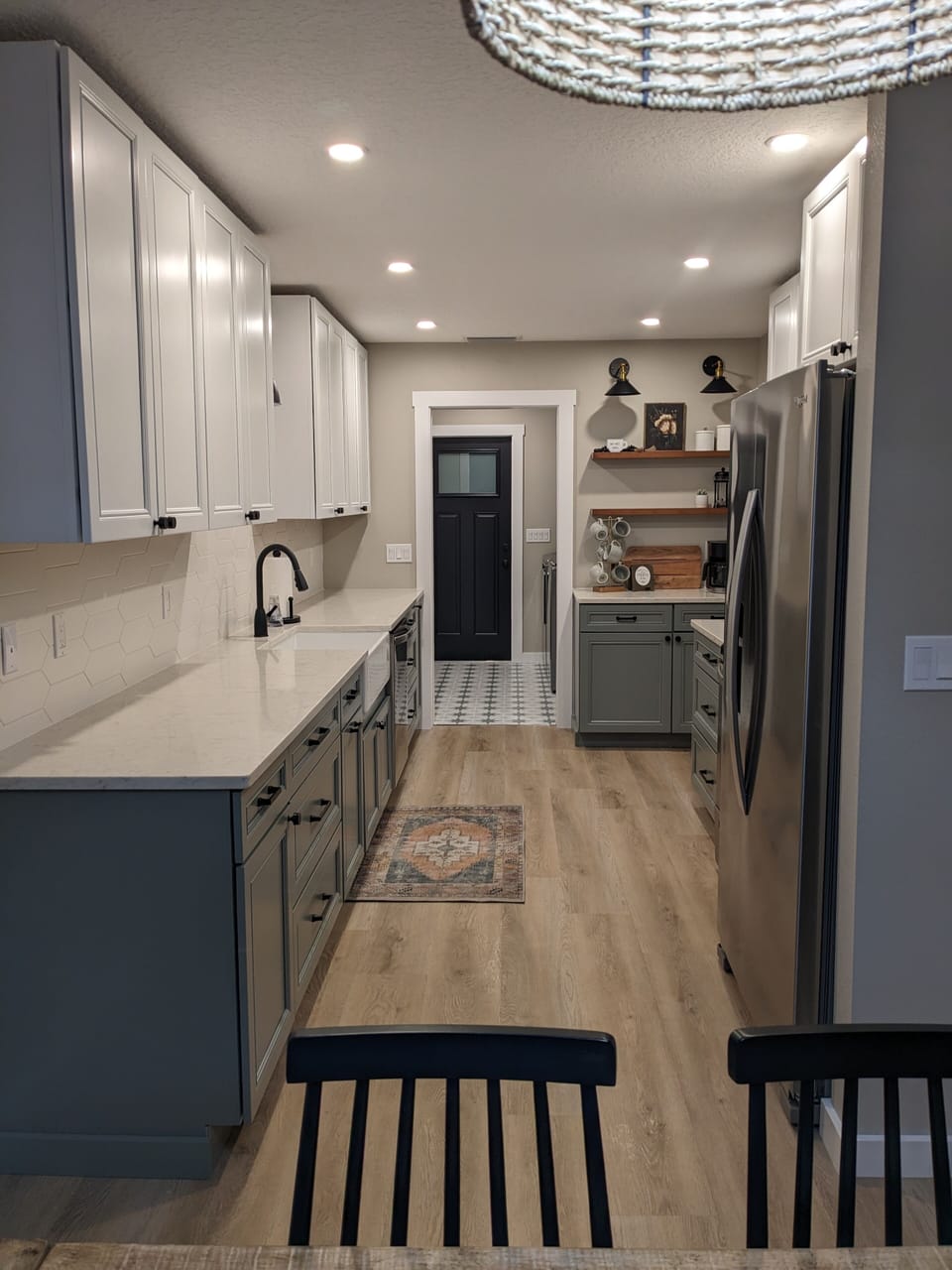 Fully stocked kitchen perfect for eating at home.