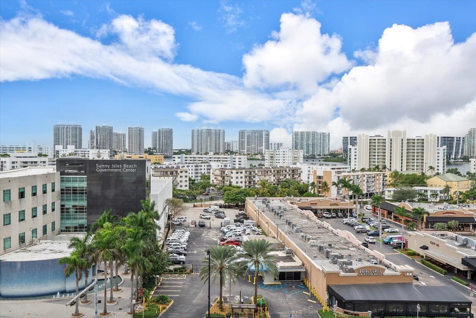 Marvel at the breathtaking cityscape. Miami's energy from above!