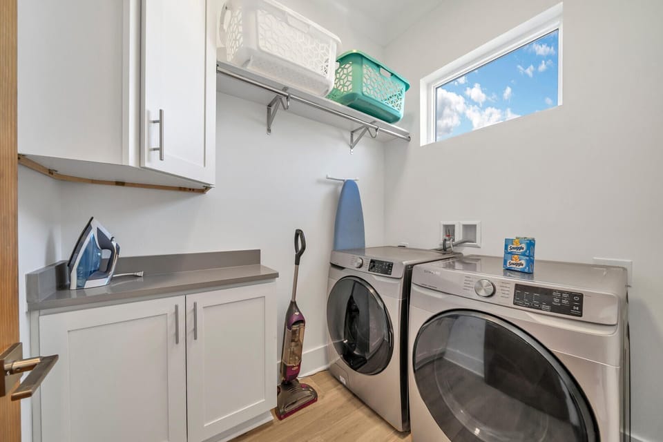 2nd floor Laundry Room with detergent provided