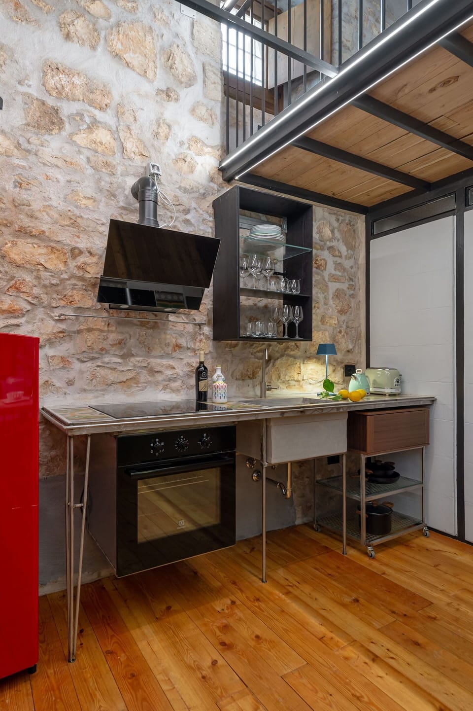 Kitchen, Living Room