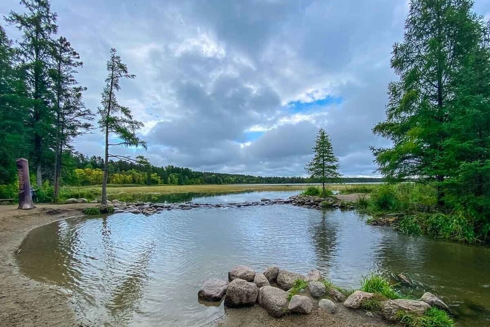 See the headwaters of the Mississippi at Lake Itasca State Park. (@ 45 min) 