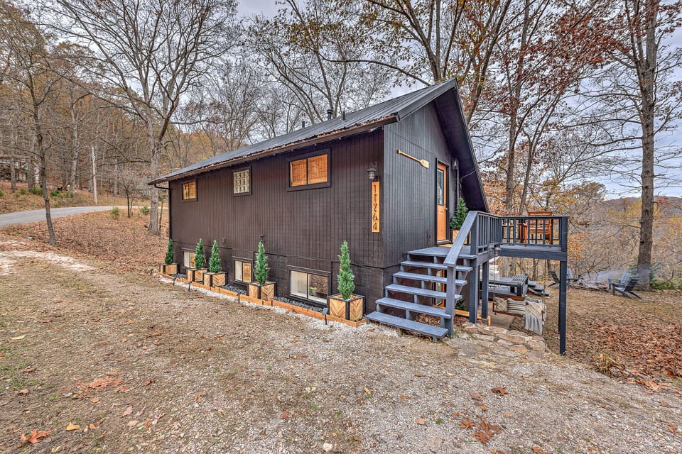Master bedroom and kitchen are on bottom floor. Bedrooms 1 & 2 upstairs 