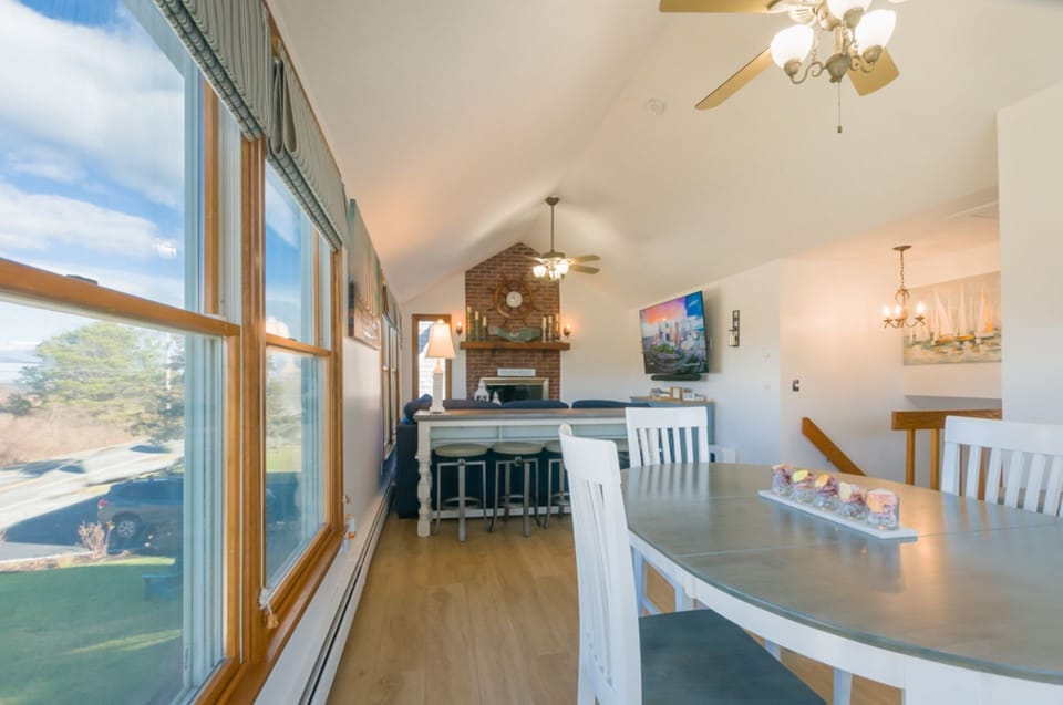 Dining area and living room- 72 Town Neck Road Town Neck Beach Escape