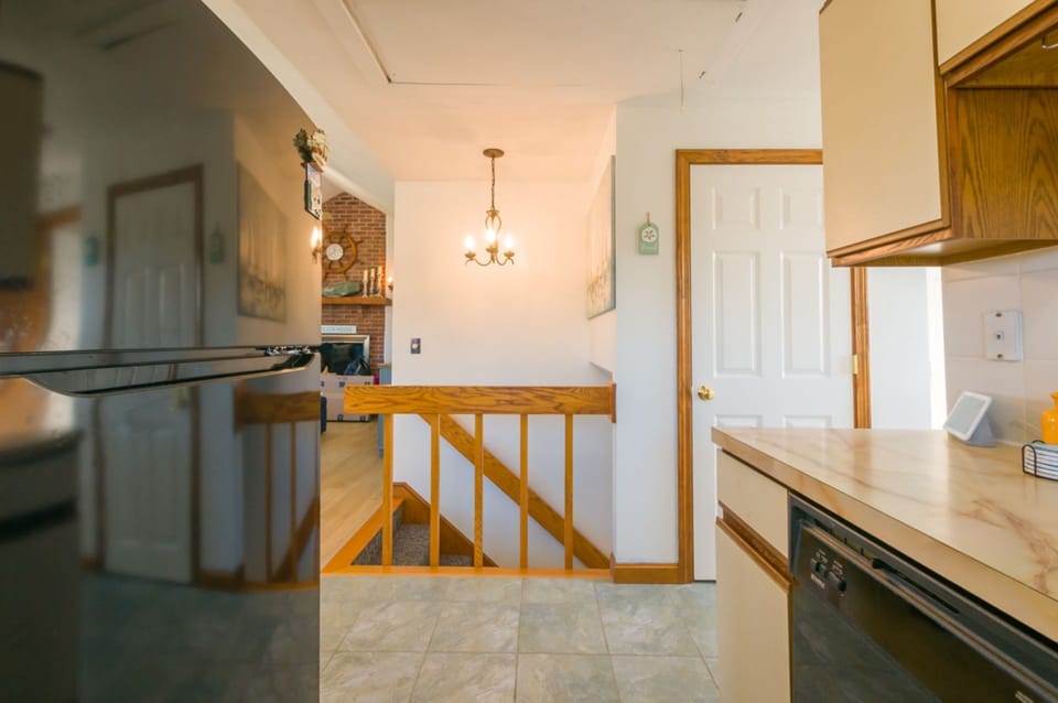 Kitchen looking toward living room- 72 Town Neck Road Town Neck Beach Escape
