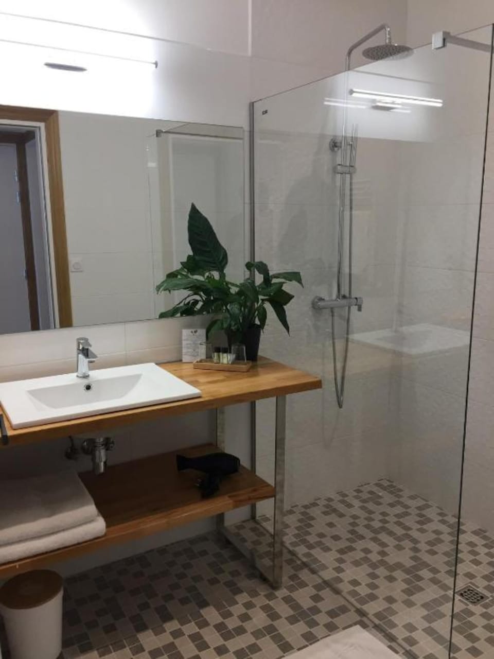 Premium Room | Bathroom | Shower, hair dryer, towels