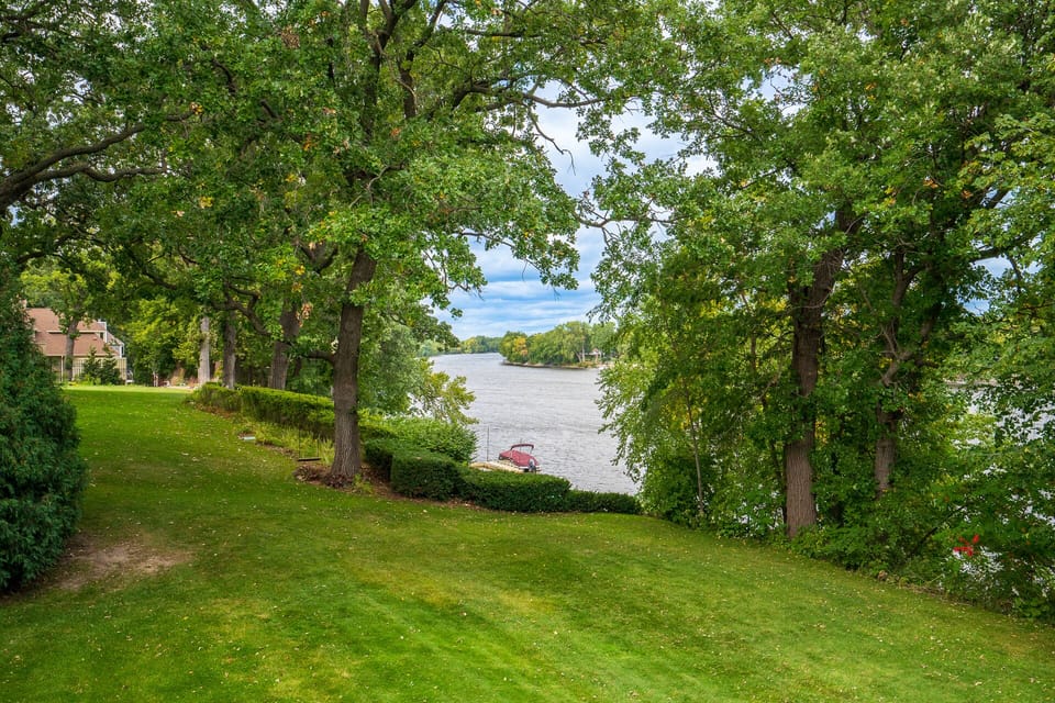 Gorgeous river views from your own private backyard.