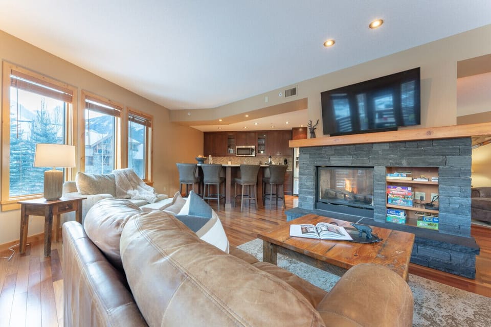 Double Sided Fireplace