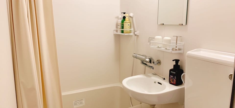 Standard Double or Twin Room | Bathroom | Shower, hair dryer, slippers, electronic bidet