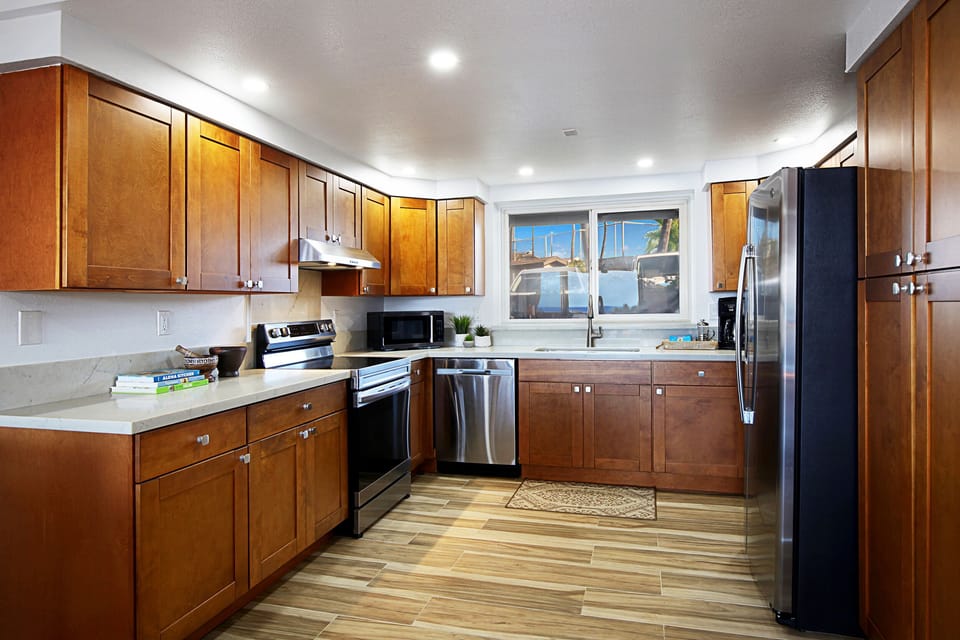 Updated kitchen.