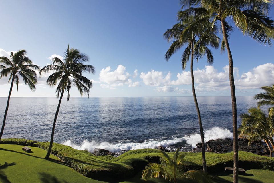 Poipu coastline.