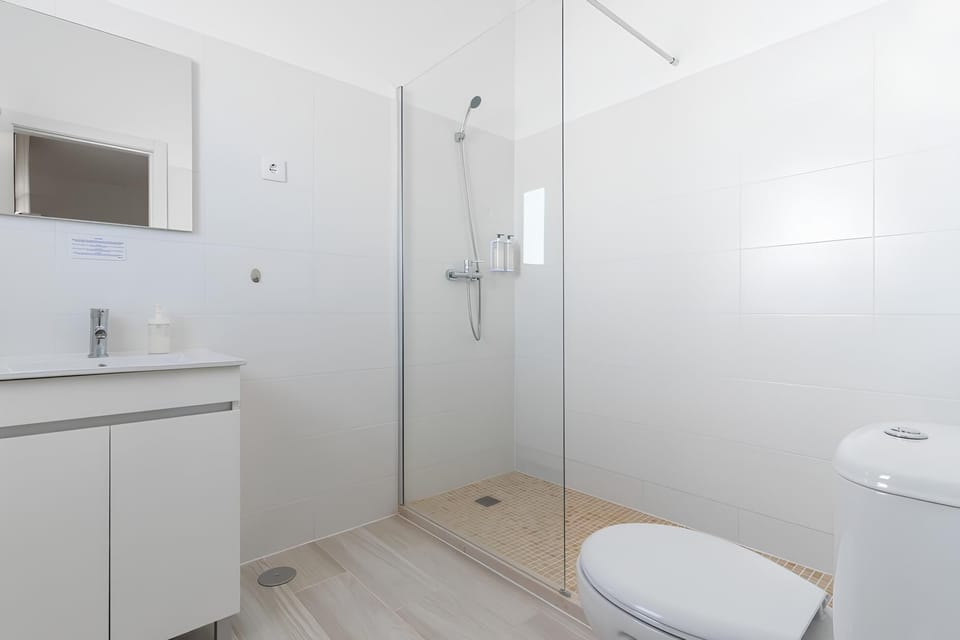 Deluxe Room | Bathroom | Shower, hair dryer, towels, shampoo