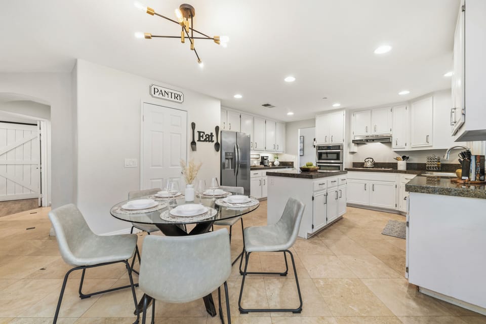 Our designer kitchen has everything you need to whip up a feast
