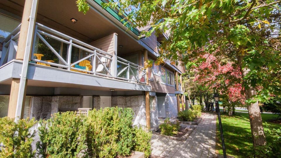 Super quiet, private location yet only steps to the village!