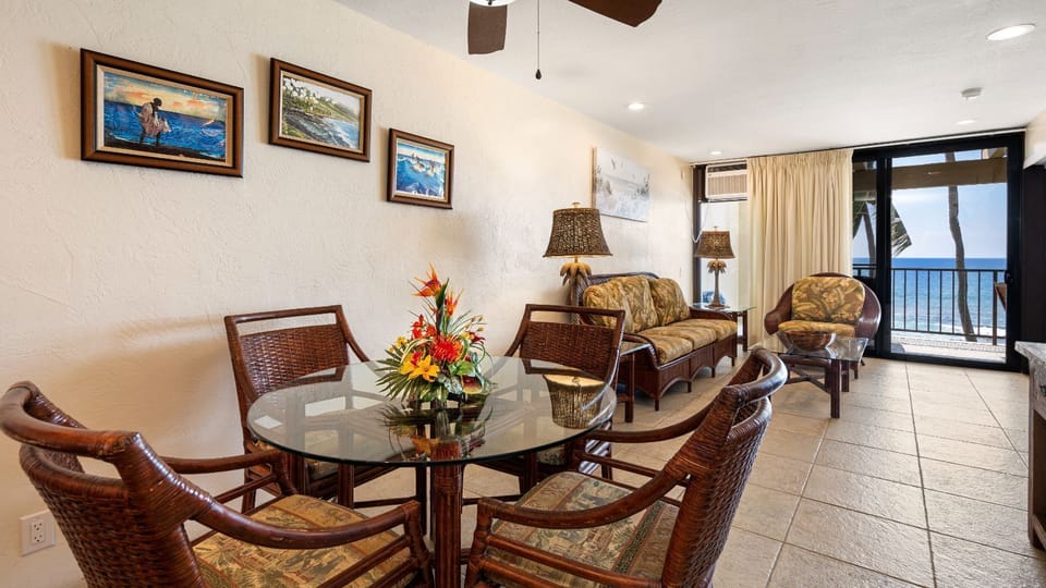 Inside dining area