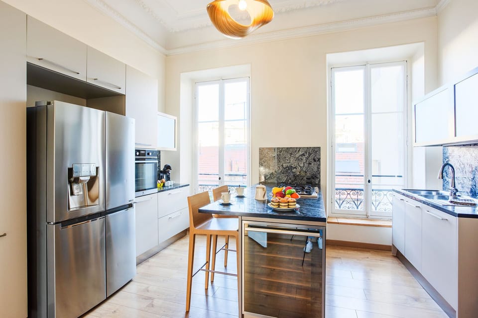 equipped kitchen