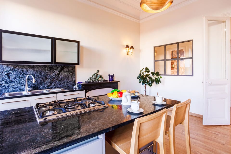 spacious kitchen