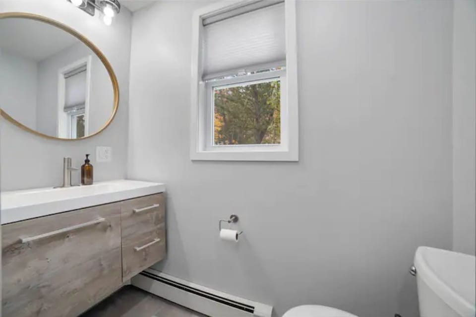 Downstairs bathroom.
