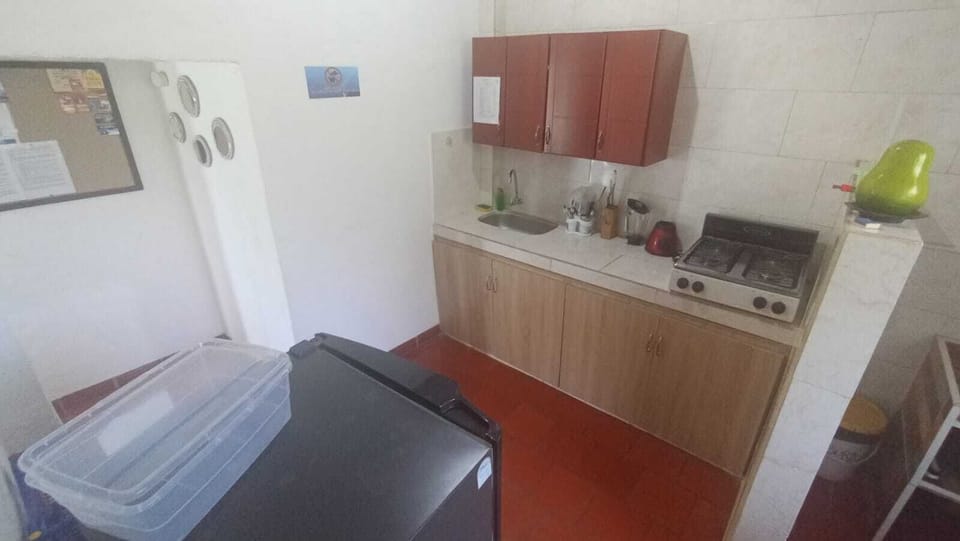 Family Villa | Private kitchen | Fridge, stovetop, coffee grinder, griddle