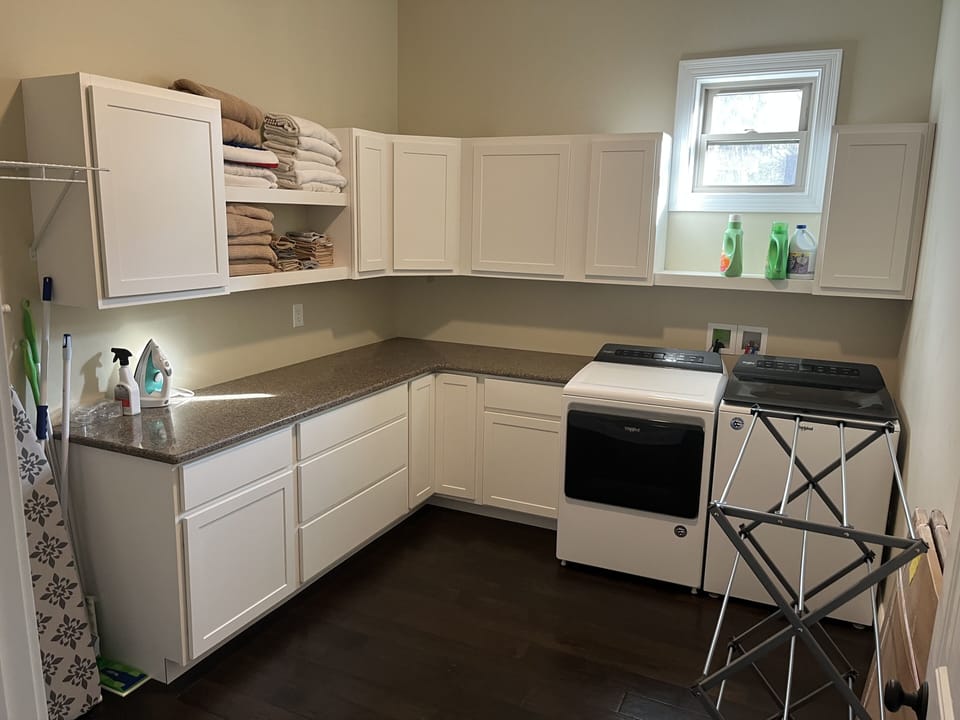 Laundry room upper level, very spacious 