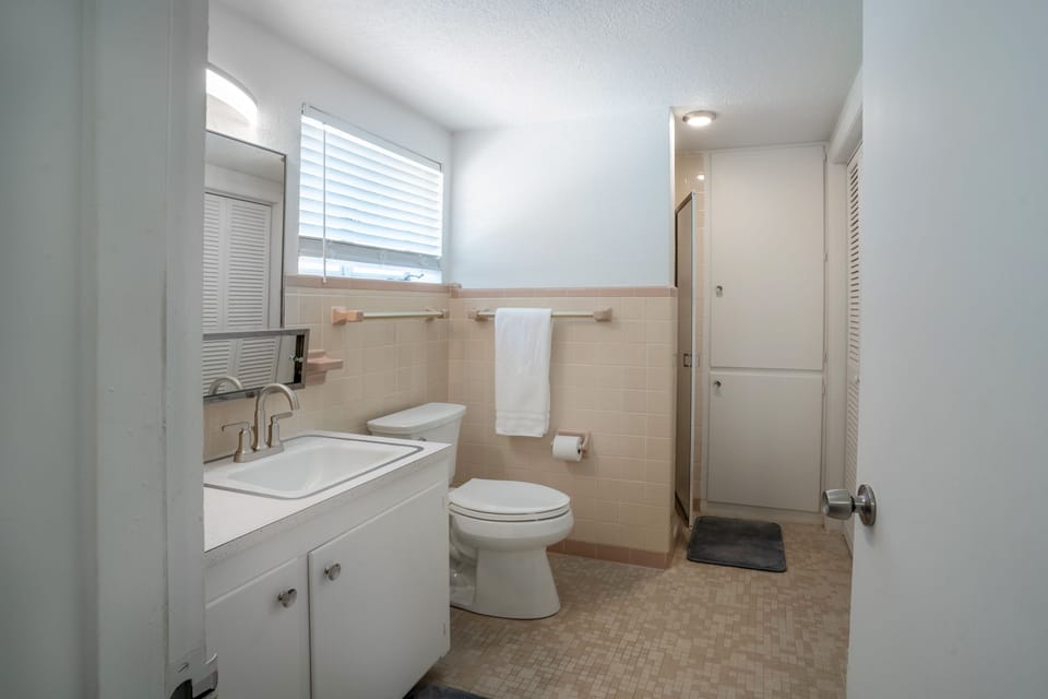 Private bathroom with walk in shower